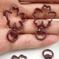 Zinc Alloy Cherry Shaped Spray Painted Swivel Buckle Keychain Clasps 10pcs 17