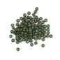 Czech Glass Seed Beads 3mm Olive Green Blue Speckled Polished 380pcs 8
