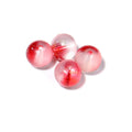 Transparent Round Glass Beads 8mm Color Plated Mixed Colors 50pcs 6