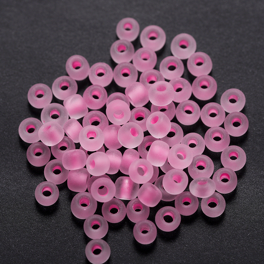 Glow In The Dark Seed Glass Beads 3mm Multicolor Stripes 1800pcs 54