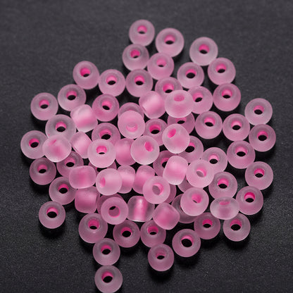 Glow In The Dark Seed Glass Beads 3mm Multicolor Stripes 1800pcs 54