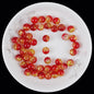 Crackle Glass Beads Round 10mm Dual Color Mixed 80pcs 26