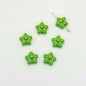 Star Metal Beads 13mm Glossy Painted Smiley Face 10pcs 13