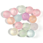 UV Plating Faceted Disco Acrylic Beads 16mm Multicolor 50pcs 7