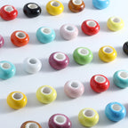 Ceramic Round Spacer Beads 16mm Solid Color 20pcs 3