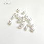 Vintage Shaped Imitation Pearl Acrylic Beads Soft White Luster 10pcs 6