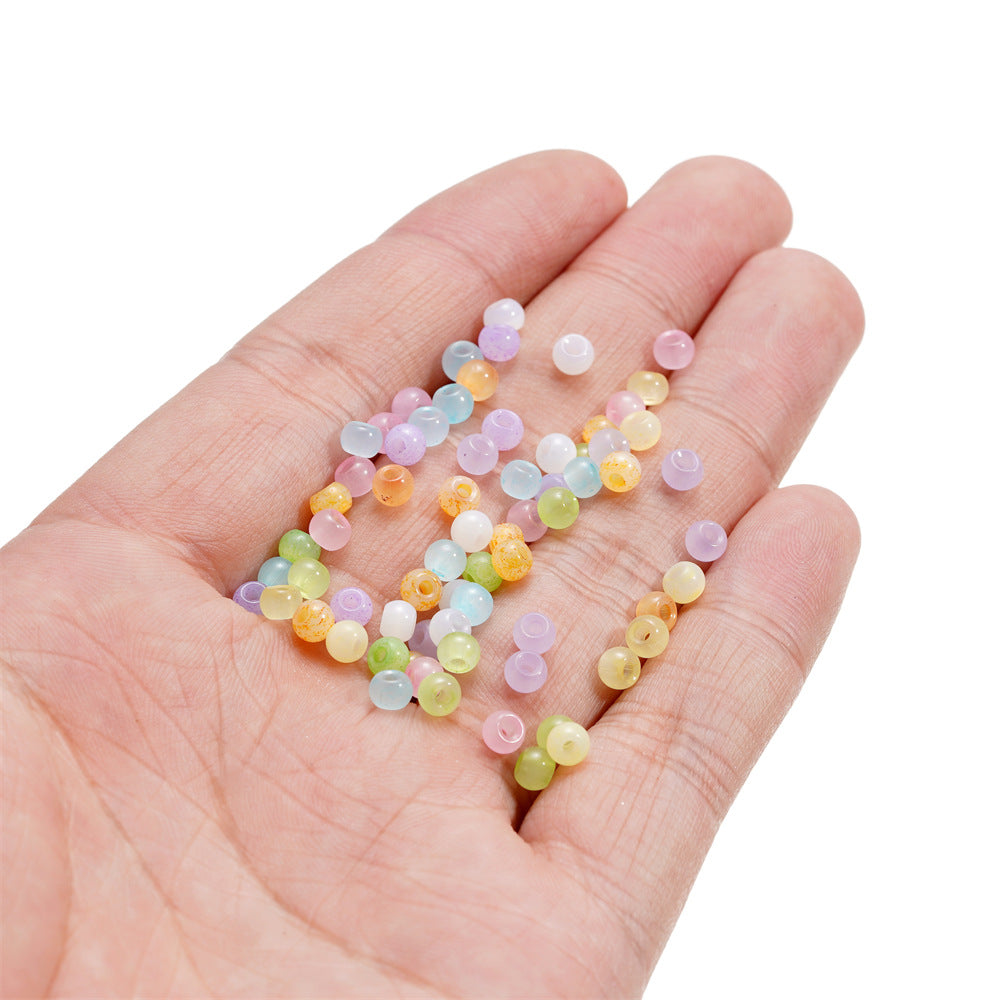 Transparent Resin Beads 4mm Light Pastel Gradient 620pcs 3