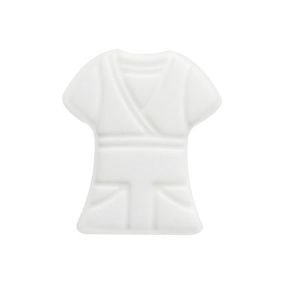 Silicone Focal Beads Kimono Design With Detailed Belt 10pcs 6