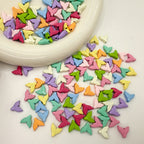 Mermaid Tail Metal Beads 10mm Pastel Painted Scales 20pcs 4