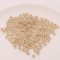 Plating Spacer Acrylic Beads 6mm CCB Plastic Metallic Mixed 200pcs 6