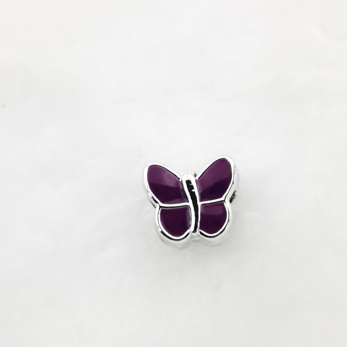 Butterfly Enamel CCB Plastic Acrylic Beads 11mm 50pcs 8