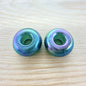 Acrylic Large Hole Spacer Beads 14mm AB Colorful 31pcs 9
