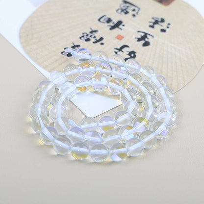 Mermaid Round Glass Beads 6mm Matte Pastel Jewel Tones 40pcs 33