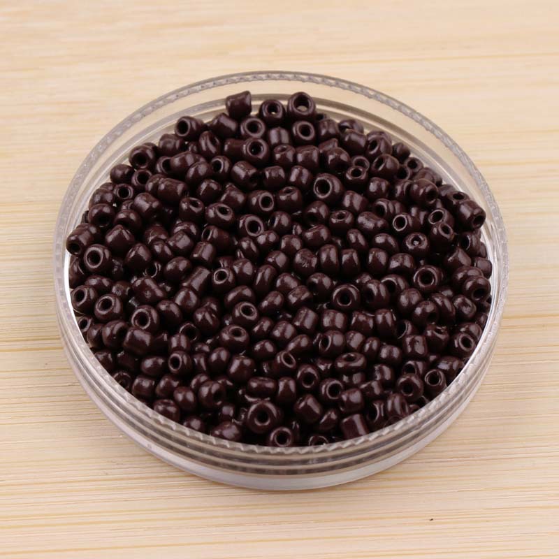 Ceramic Electroplated Seed Glass Beads 4mm Glossy Mixed Colors 460pcs 19
