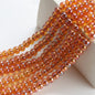 Glass Smooth Spacer Beads 8mm 10mm Large Hole Electroplated 50pcs 16