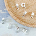 Alloy Clover Spacer Beads 10mm Double Hole Tibetan Style 90pcs 2