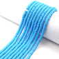 Flat Clay Beads 6mm Solid Color Polymer Spacer Discs 10strands 47