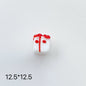 Hand Painted 3D Christmas Lampwork Glass Beads Snowman Santa Motifs 1pc 21