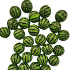 Printed Bubblegum Beads 20mm Watermelon Round Acrylic 5pcs 4