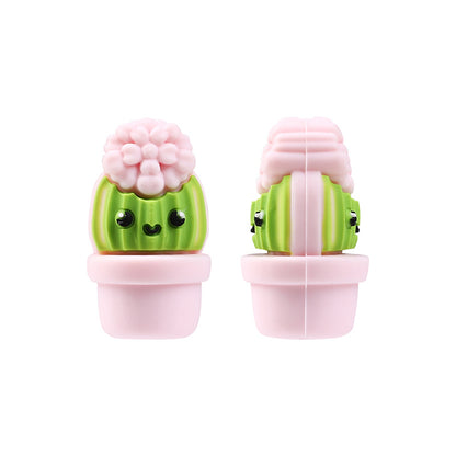 Silicone 3D Focal Beads Cactus Flower Pot 3D Red Flower Pot 20pcs 6