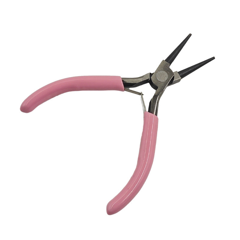 Jewelry Pliers High Carbon Steel Pink Handles 125mm 1pc 19