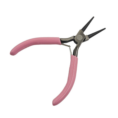 Jewelry Pliers High Carbon Steel Pink Handles 125mm 1pc 19