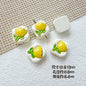 Tulip Square Heart Metal Beads 12mm Glossy Enamel Alloy 10pcs 6