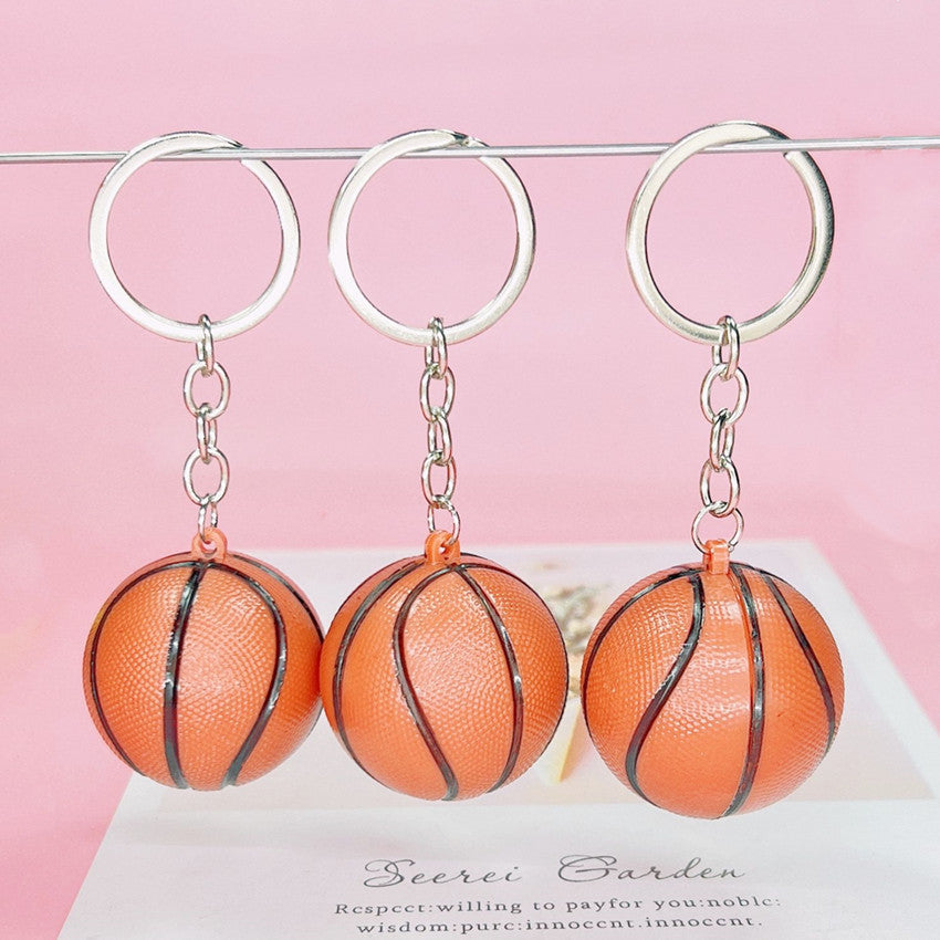 Acrylic Basketball Keychain Sports Ball Realistic Texture Basketball 2