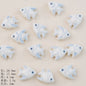 Hand Painted Fish Ceramic Beads 20mm Glossy Tropical 2pcs 9