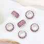 Rhinestone 3-Rows Spacer Beads 12mm Large Hole 50pcs 11