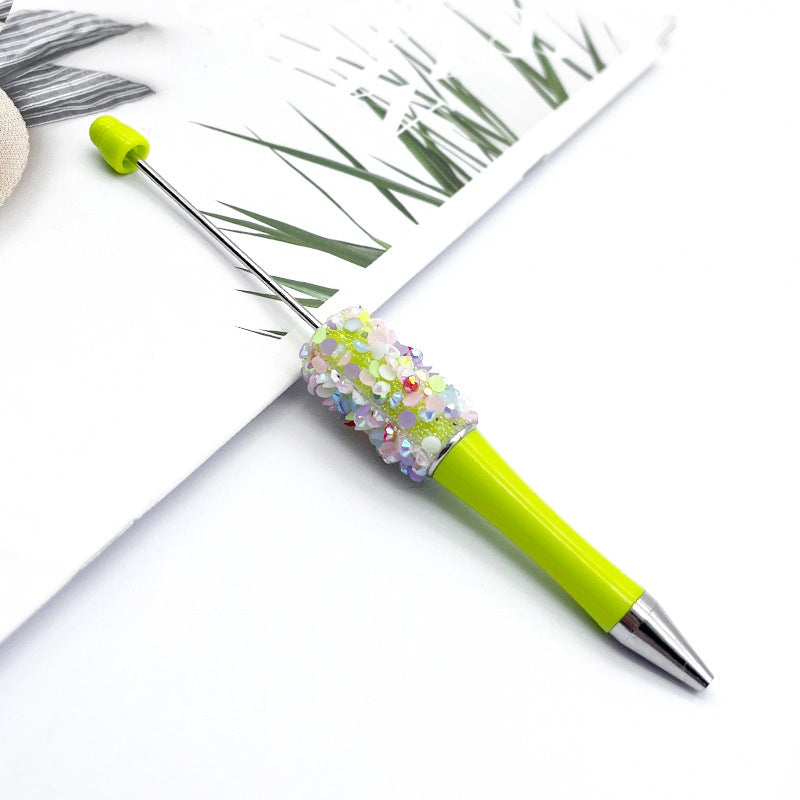 Beadable Pen Resin Sequin Petal Cluster Vibrant Colors 17