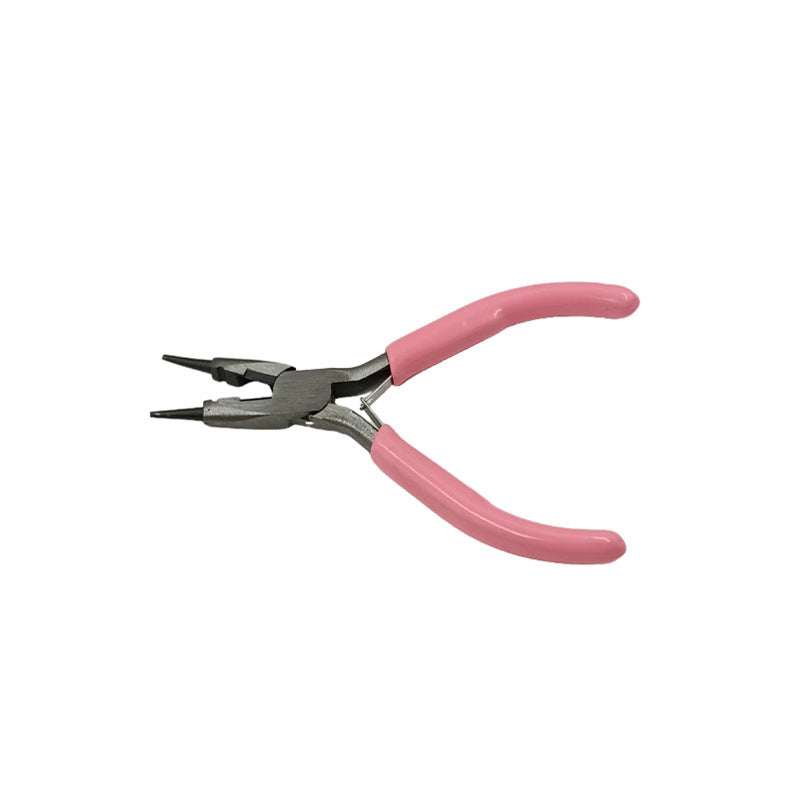 Jewelry Pliers High Carbon Steel Pink Handles 125mm 1pc 23