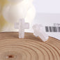 Imitation Jade Ink Color Cross Acrylic Beads 15mm Glossy Swirl 100pcs 8