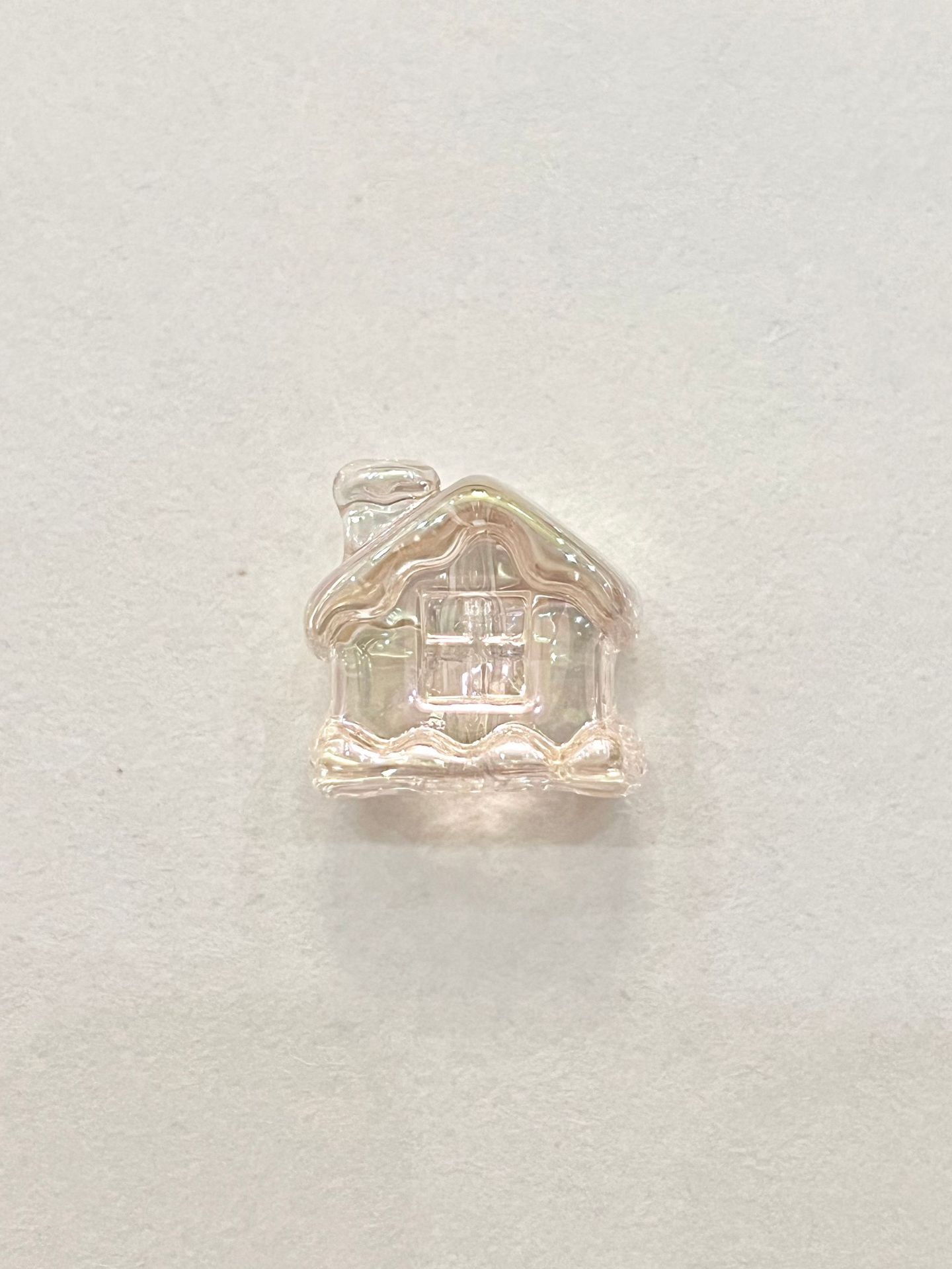 Transparent Snow House Acrylic Beads 20mm Assorted Colors 10pcs 11