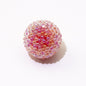 Opaque Bubblegum Beads 15-19mm Macaron Textured Raised Dots 10pcs 10