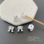 Baking Painted Series Metal Beads Colorful Glossy Alloy 20pcs 37