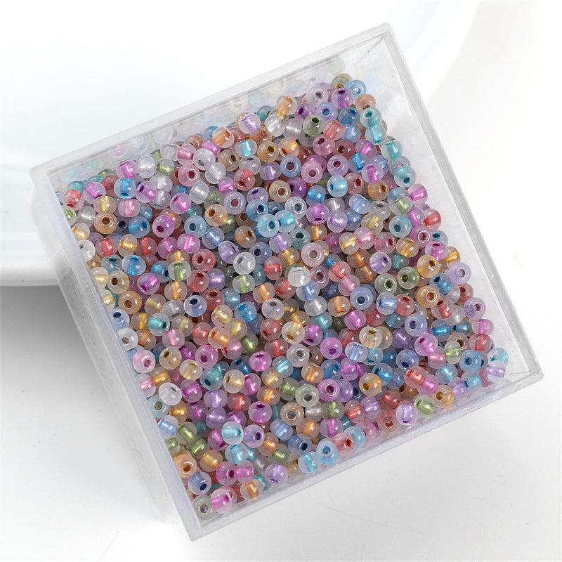 Silver-plated Vintage Seed Glass Beads 3mm Timeless Shimmer 600pcs 22