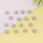 Double-Layer Star Acrylic Beads 6mm Metallic Gold Silver 200pcs 7