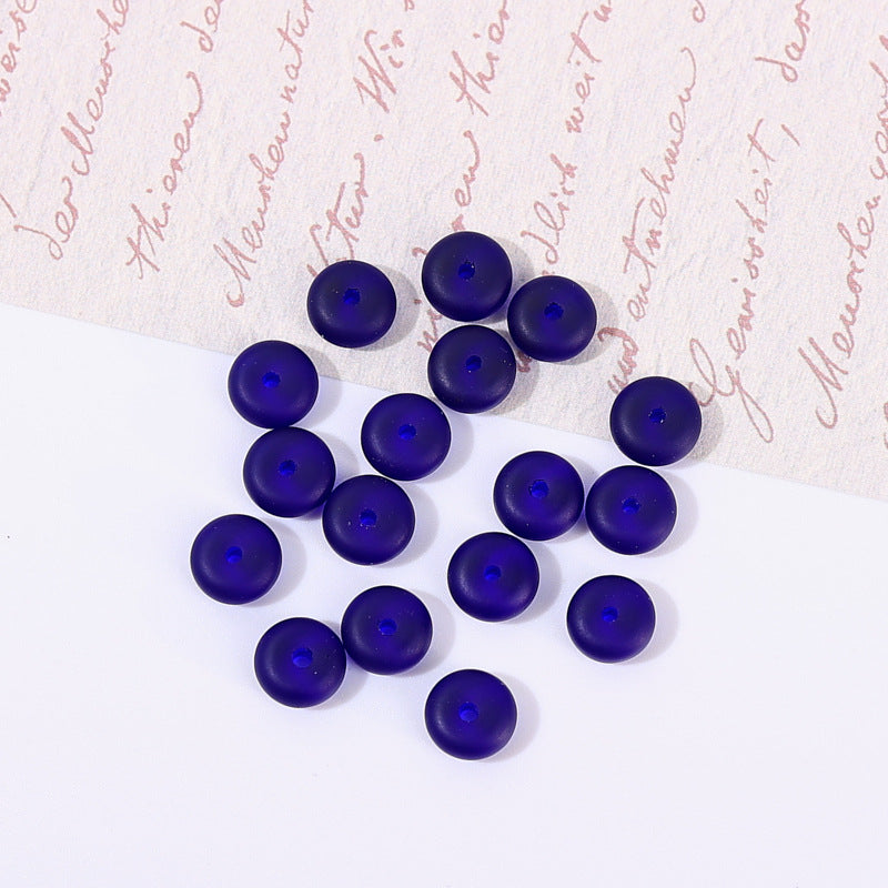 Glass Round Spacer Beads 6mm 8mm Imitation Jade Color 100pcs 15