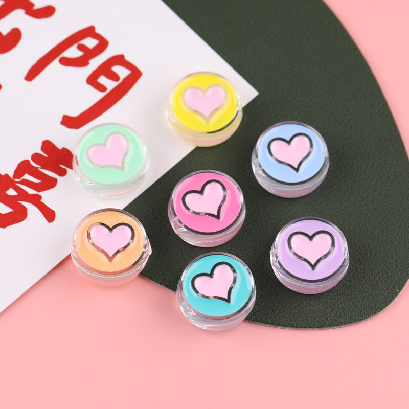 Transparent Enamel Lollipop Series Acrylic Beads 20-30mm Playful Mixed 20pcs 7