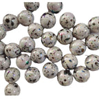 Leopard Print Bubblegum Beads 20mm Glossy Acrylic Animal Pattern 5pcs 3