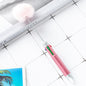 Beadable Pen Plastic Multicolor Fur Ball 4 Ink Colors 1pc 10