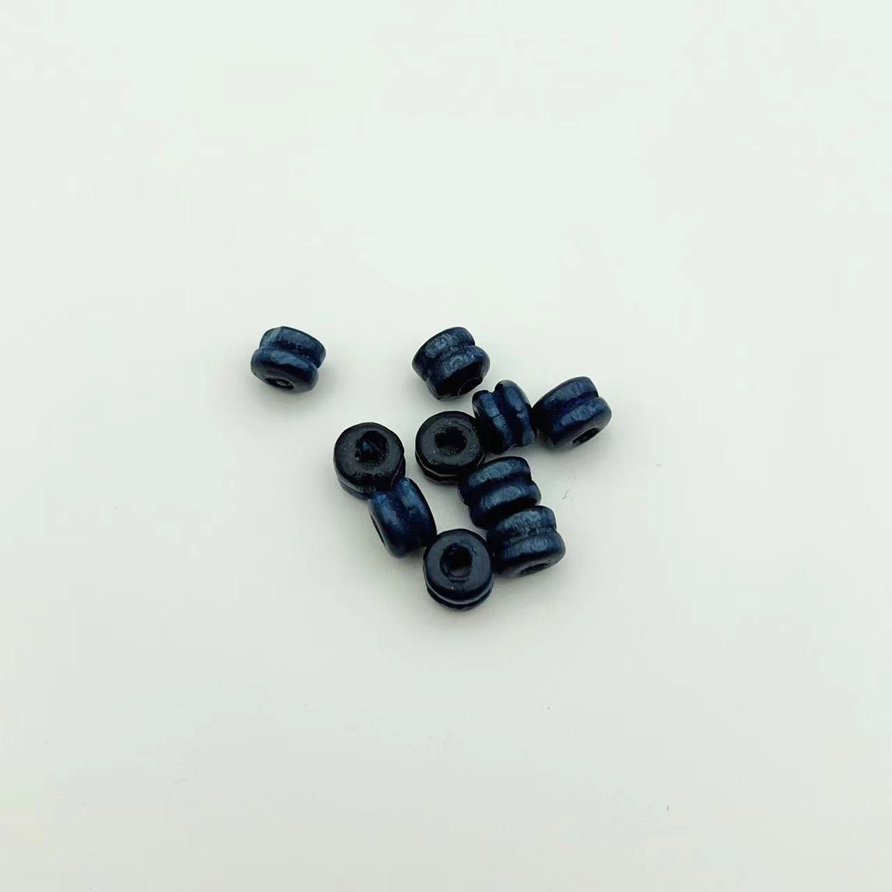Wood Two Section Spacer Beads 6mm Multi-Color 1000pcs 9