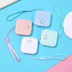 Retractable Square Plastic Measuring Tape 4cm Dual Scale 1pc