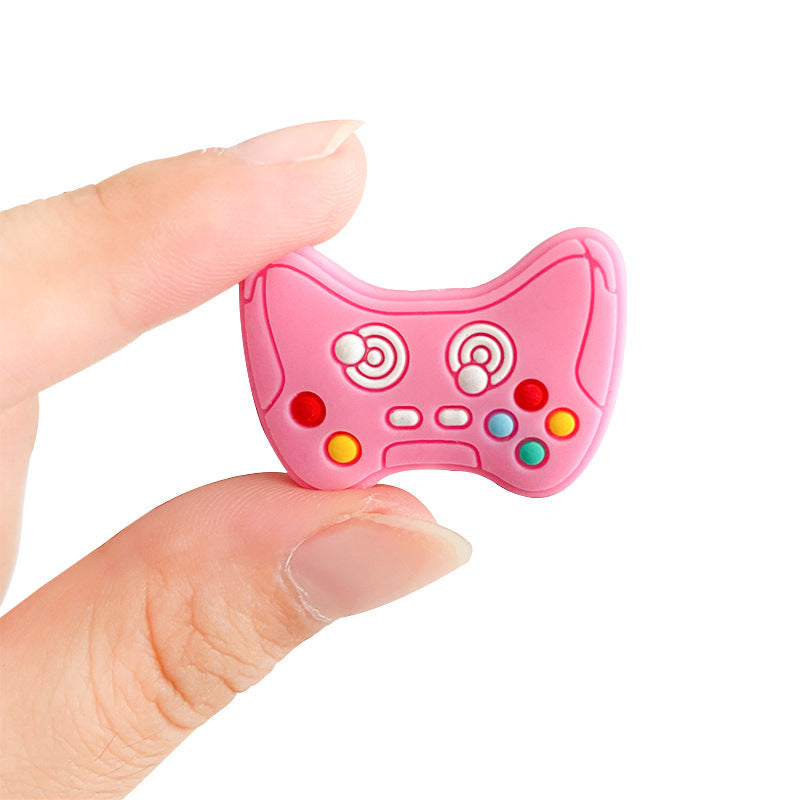Silicone Focal Beads Game Controller Colorful Matte Finish 10pcs 2