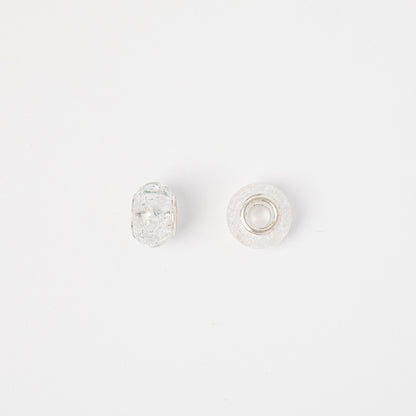Acrylic Spacer Beads 14mm Crackle Large Hole 50pcs 5
