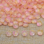 Gradient Tulip Petals Leaves Glass Beads Petal 9mm Leaf 14mm 100pcs 2