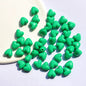 Glow Puffy Heart Acrylic Beads 11mm Colorful Glow in Dark 50pcs 7