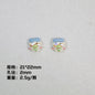 Plating Chiikawa Series Resin Beads Glossy Pastel Colors 20pcs 6