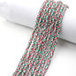 Flat Disc Clay Beads 6mm Colorful Matte Polymer 10strands 49